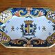Old earthenware storage tray from Desvres Henri Delcourt, Rouen decor 1930