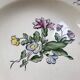 Set de 10 assiettes fleuries Sarreguemines Lyon