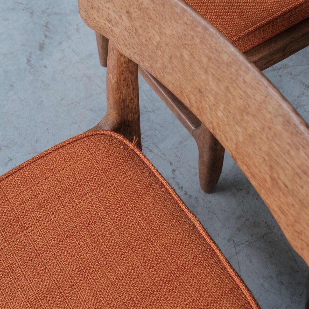 Six chairs by Guillerme et Chambron