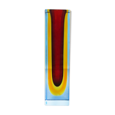 Vase en verre de Murano par Flavio Poli, Italie dans les années 1970