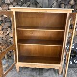 Refurbished solid wood display cabinet/sideboard
