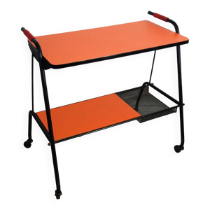 Desserte vintage orange