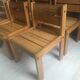 6 chaises de salle à manger en pin, Suède années 70