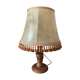 Solid wood lamp and French lampshade in pig bladder