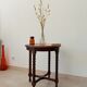 Side table from the 40s/50s in turned wood, Louis XIII style