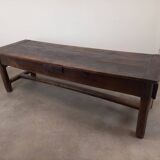 18th century solid oak farm table