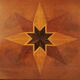 Vintage tray in wooden marquetry 1970