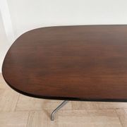 Large Wood and Aluminum Table by Charles & Ray Eames for Herman Miller, 1960s