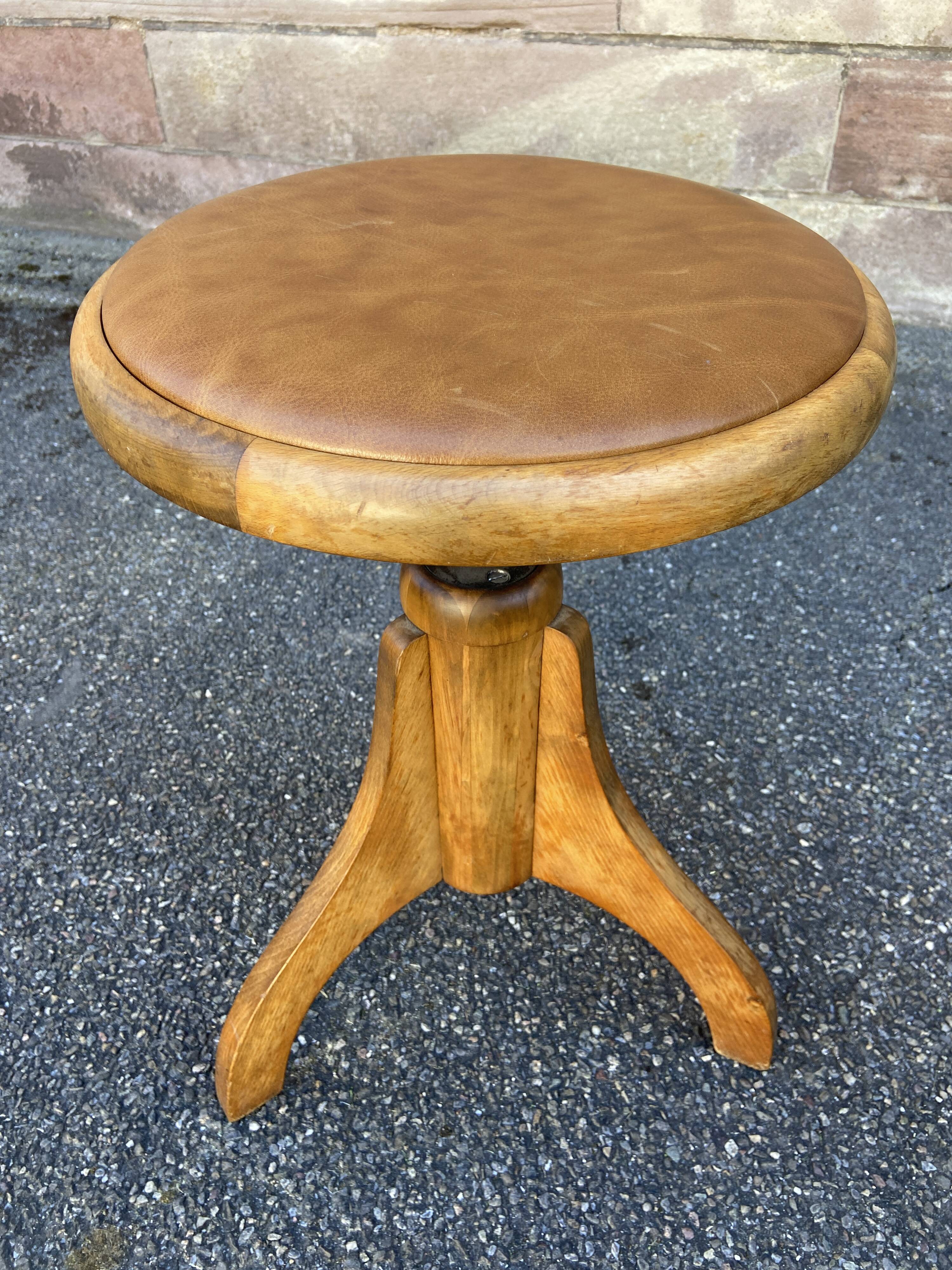 Art Deco piano stool