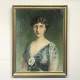 Tableau 1913 "La femme à la fleur"