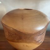 Wooden vase