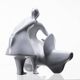 Lovers with a Truncheon, Jiří Černoch, Royal Dux, 2000s, Czech Republic