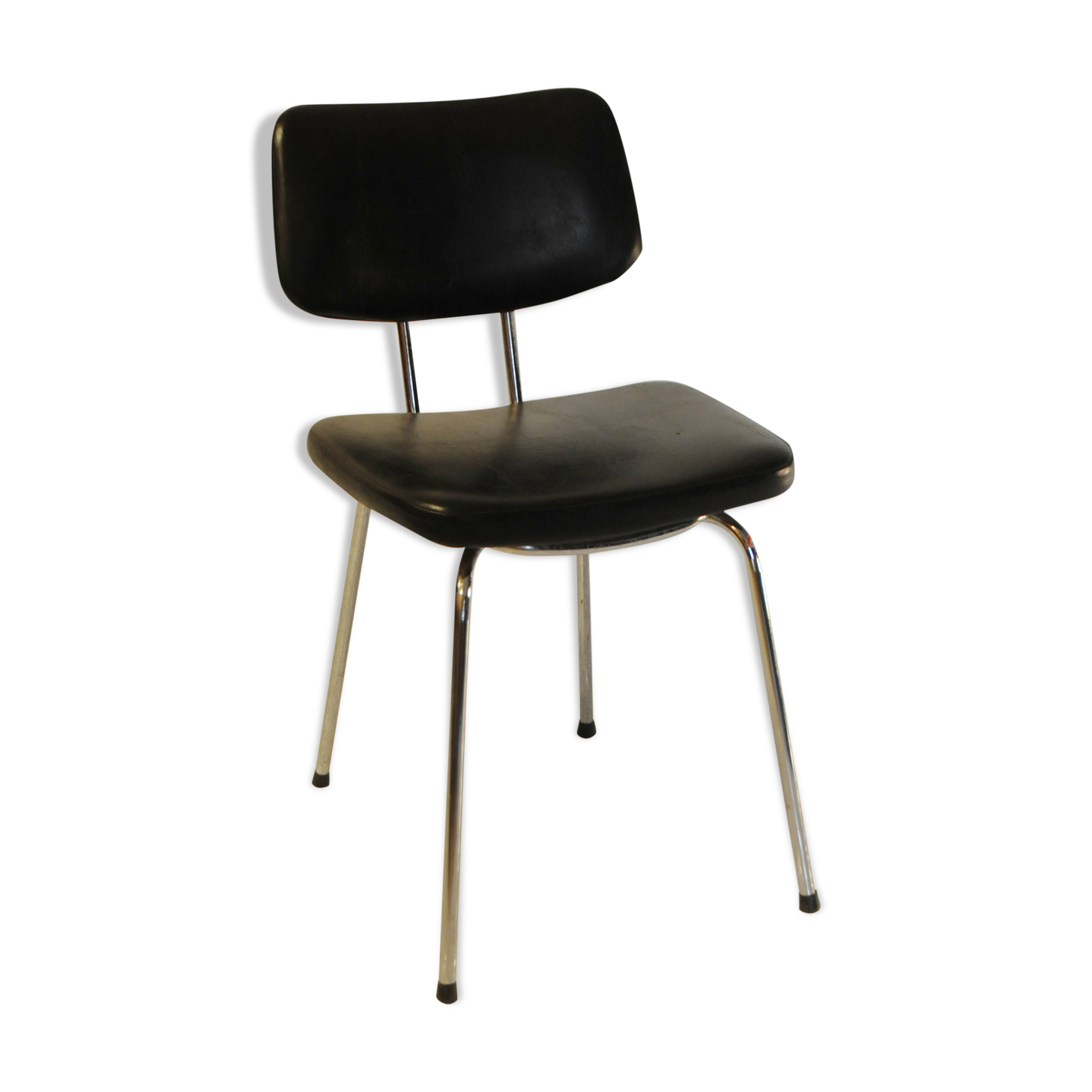 Black skai chair
