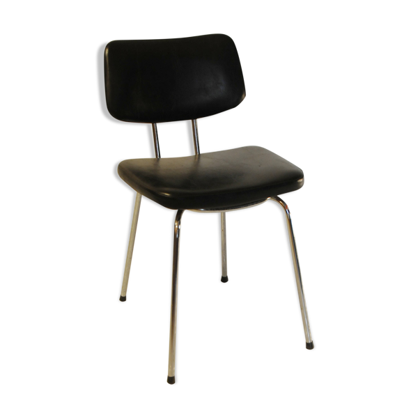 Chaise skaï noir