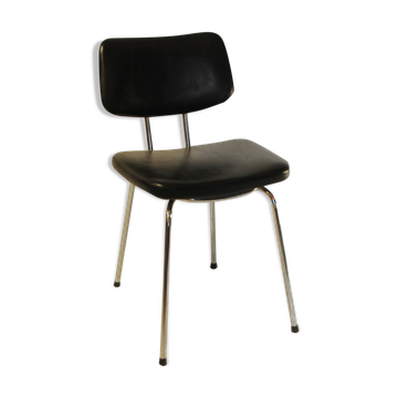 Black skai chair