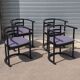 Ensemble de 4 chaises Josef Hoffmann