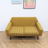 Canapé rétro jaune des 70s