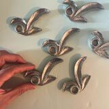 Tin candlesticks