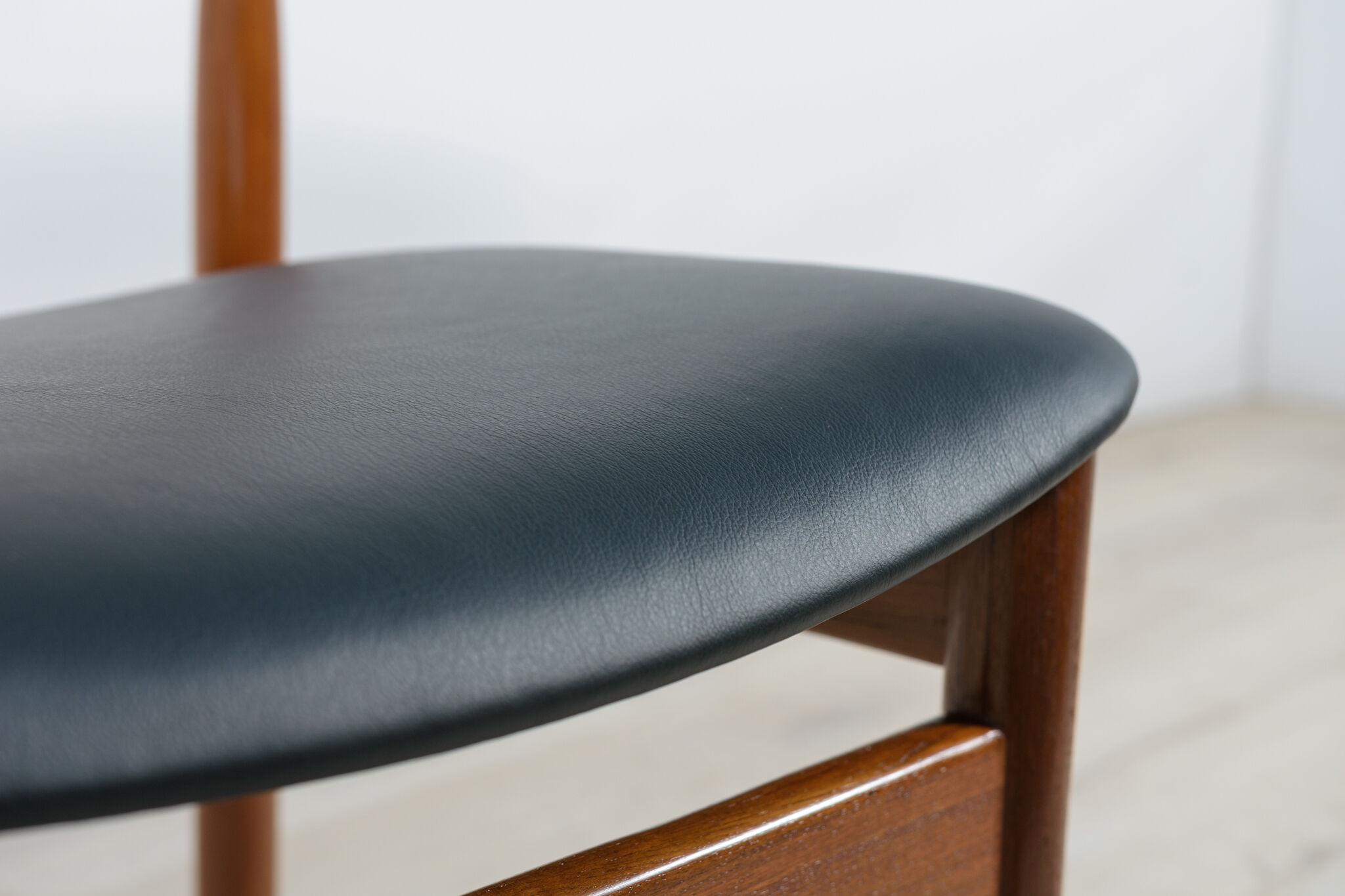 Mid-century teak dining chairs, 1960s, set of 4