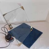 Lampe de Table Vintage Création P Bourguignon Objet d'Art Pyramide Années 1970