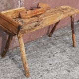 Folk art bench