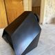 Fireplace, Don Bar stove in patinated steel, 1970s
