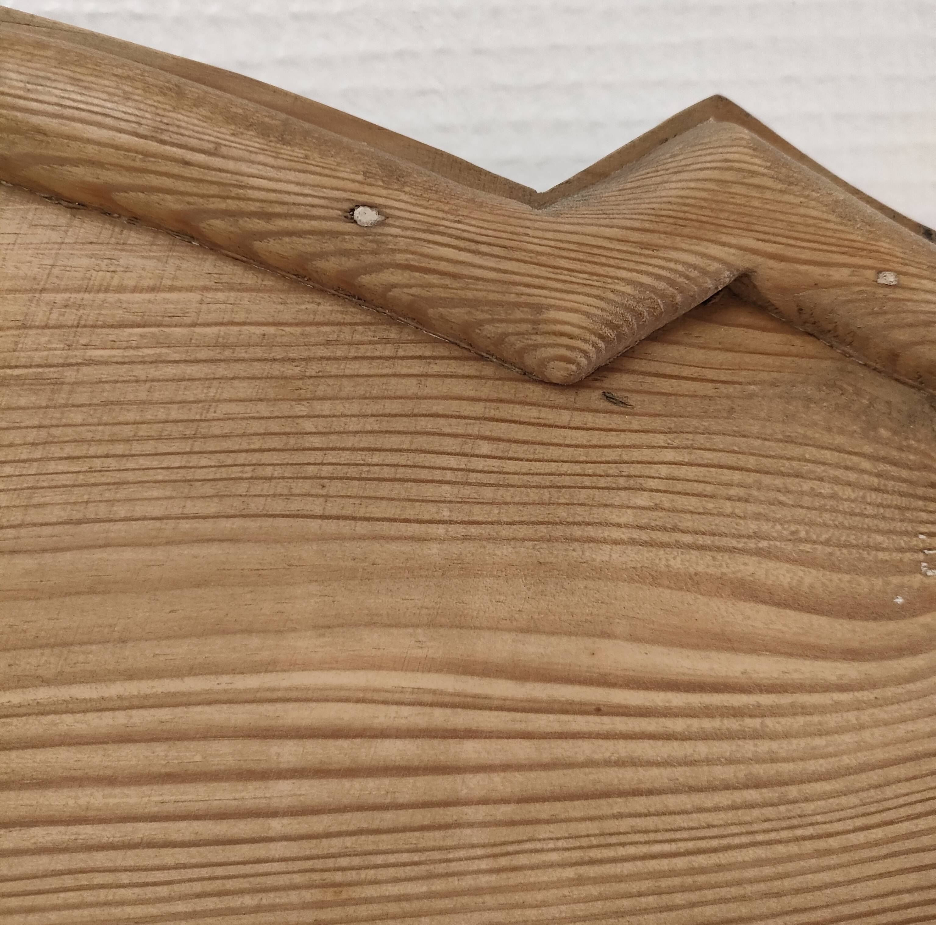 Mirror weathered wood ice beveled vintage 76 cm x 96 cm