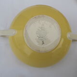 9 cups with saucers and a sugar maker Villeroy and Boch model Biarritz year 50