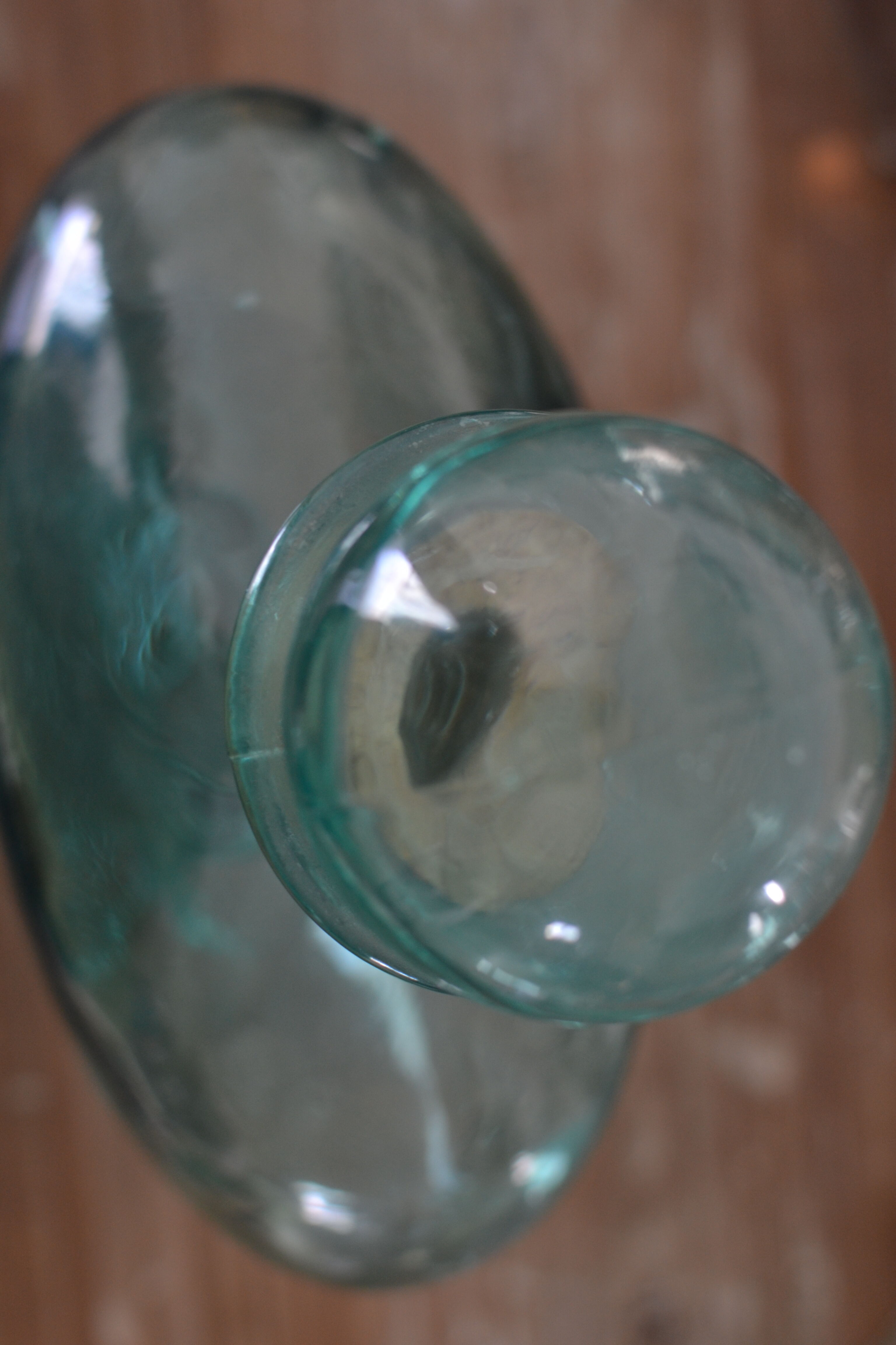 Blue bottle XXL shape perfume bottle