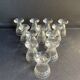 12 liqueur glasses – guilloché crystal – art deco