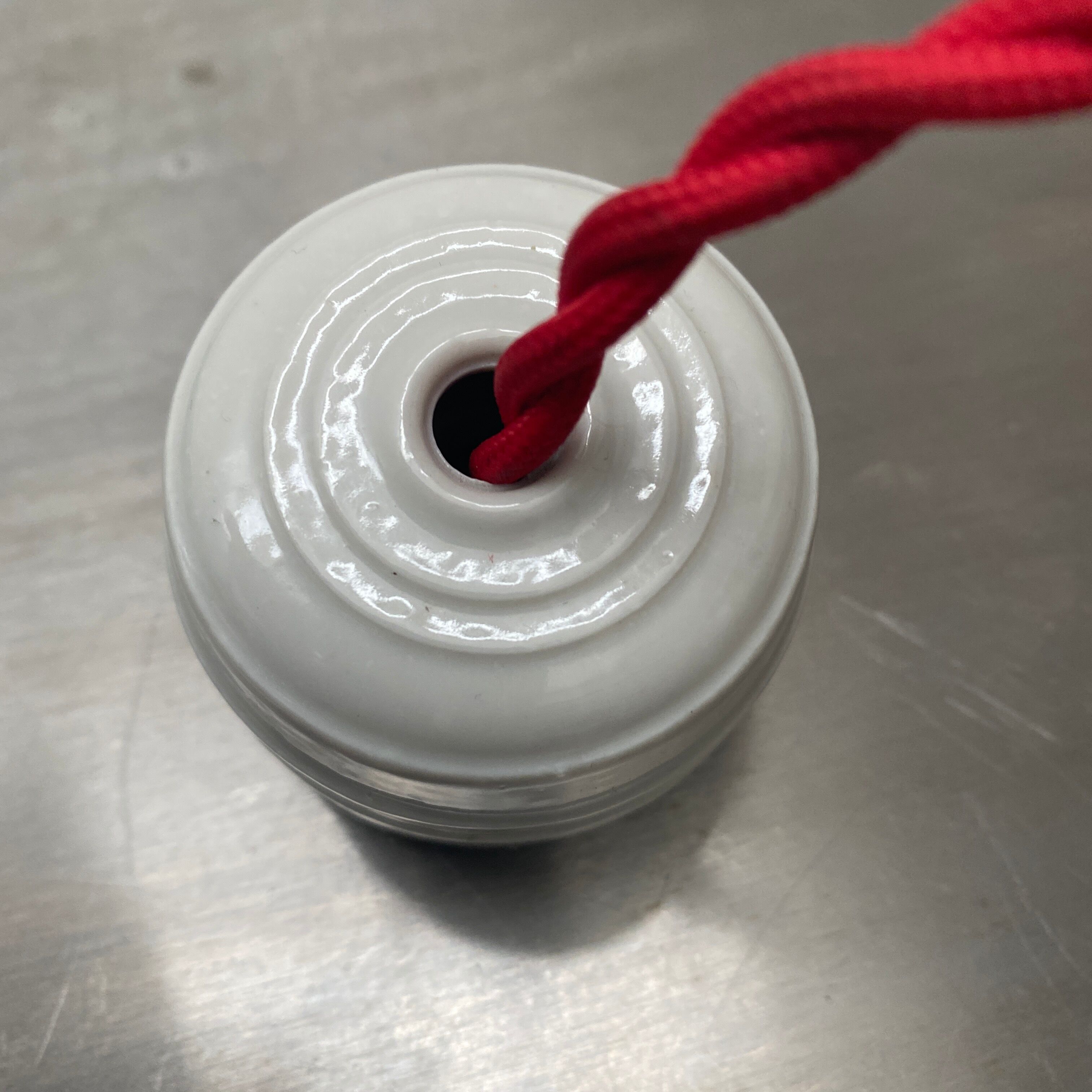 Lot 3 industrial suspensions emaillees flat 25 cm