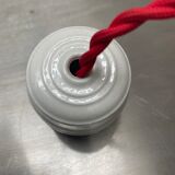 Lot 3 industrial suspensions emaillees flat 25 cm