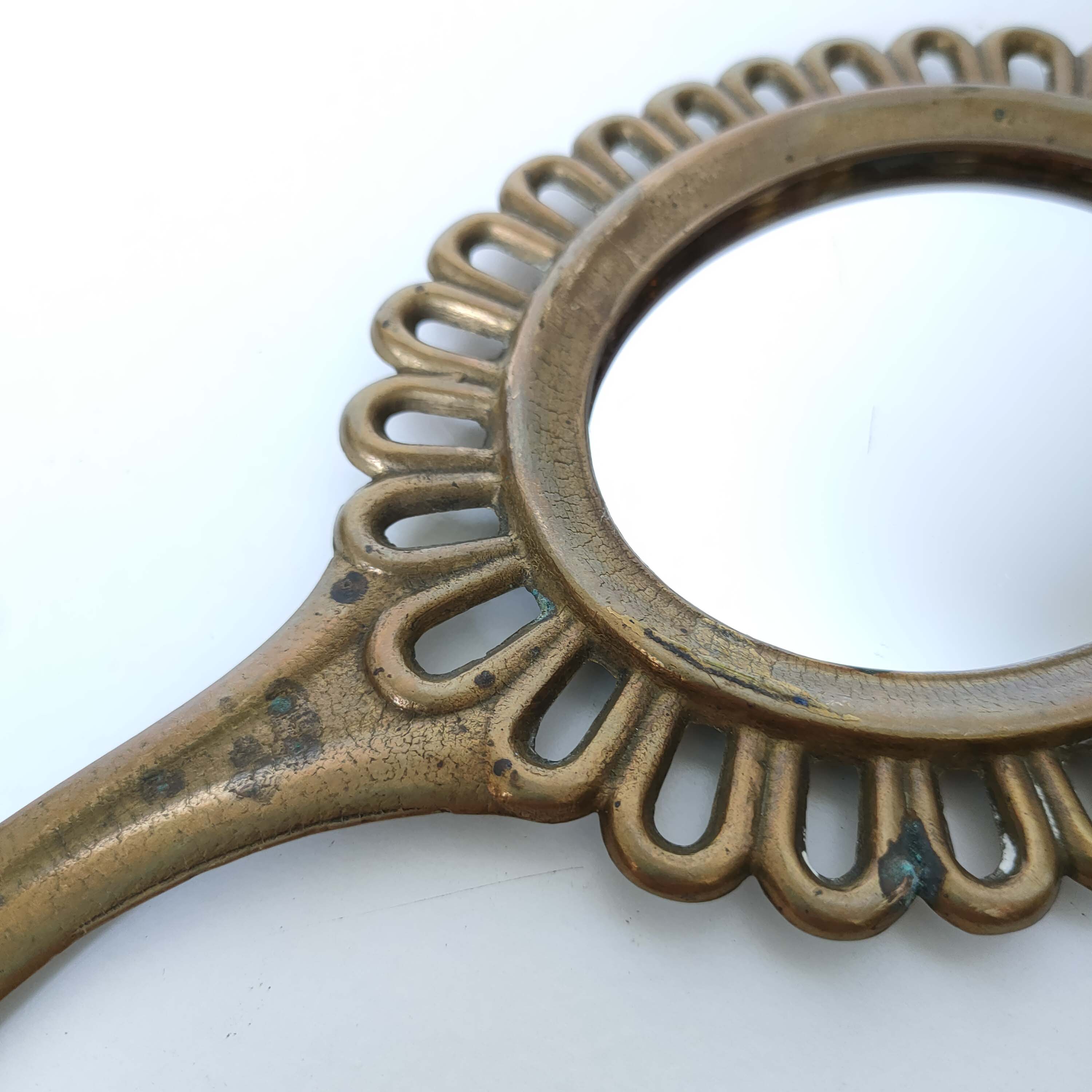 Italian hand mirror
