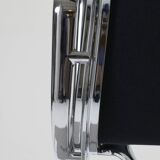 CHARLES EAMES "SOFT PAD EA 208" LEATHER ARMCHAIR, 1960s