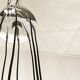Vintage chrome cascading chandelier, 1970s