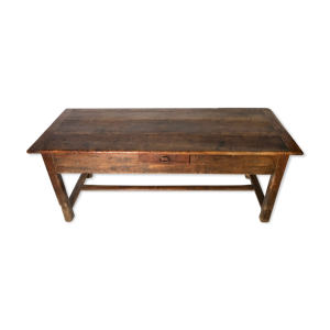 Table rustique en frêne naturel