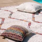 Recycled cotton handmade rug - Reversible - Multicolor