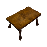 Vintage brutalist stool side table minimalistic