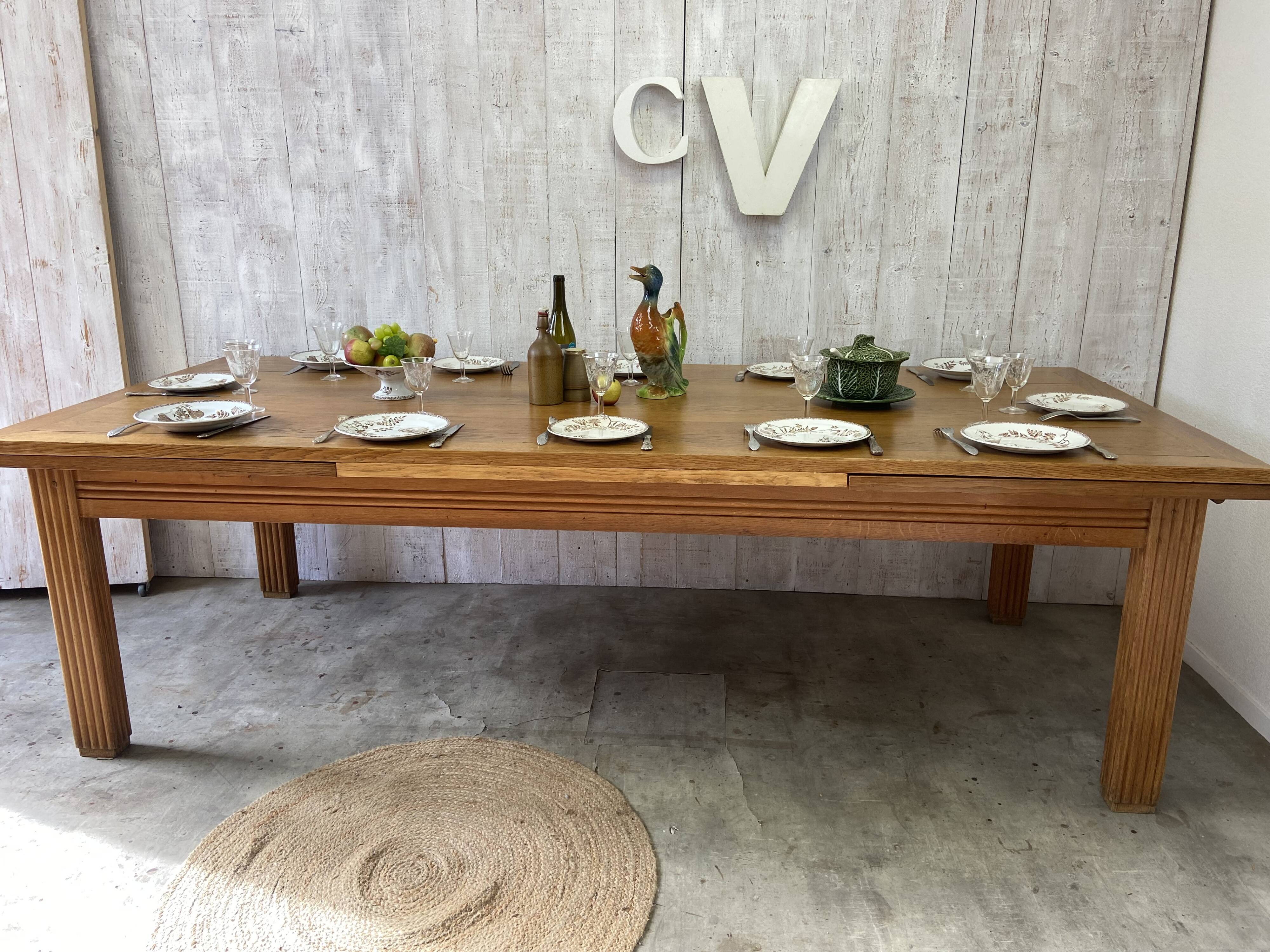 Farm table 250/400 x 104cm