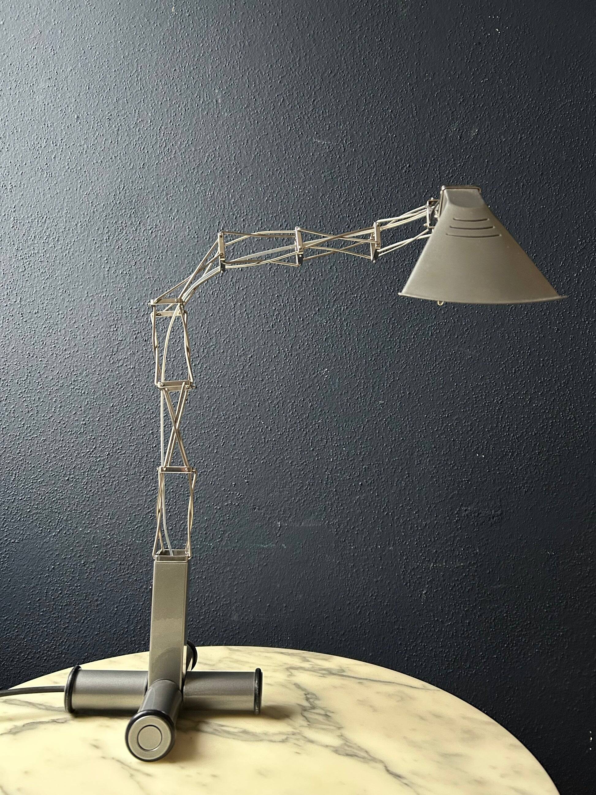 Halogen desk lamp "Multix" by Yaacov Kaufman for Lumina, Italy, 1980s