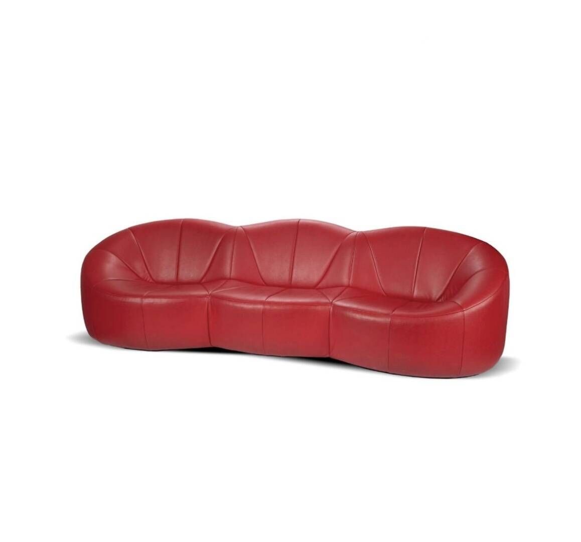 Canapé Pierre Paulin - Ligne Roset Edition - Pumpkin 3-seater - Faux leather