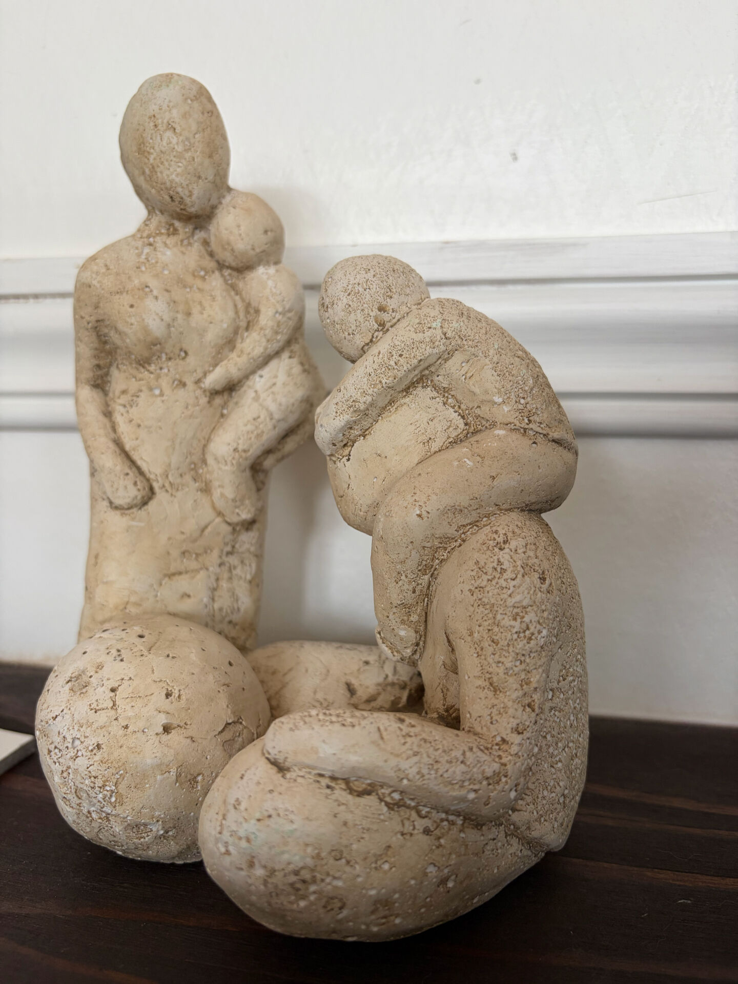 Wabi-sabi terracotta sculpture