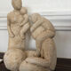 Wabi-sabi terracotta sculpture