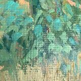The clearing. Oil on cardboard 1920