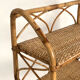 Vintage rattan shelf 60's