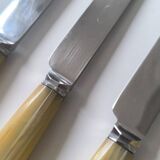 Set de 12 couteaux en bakélite et inox