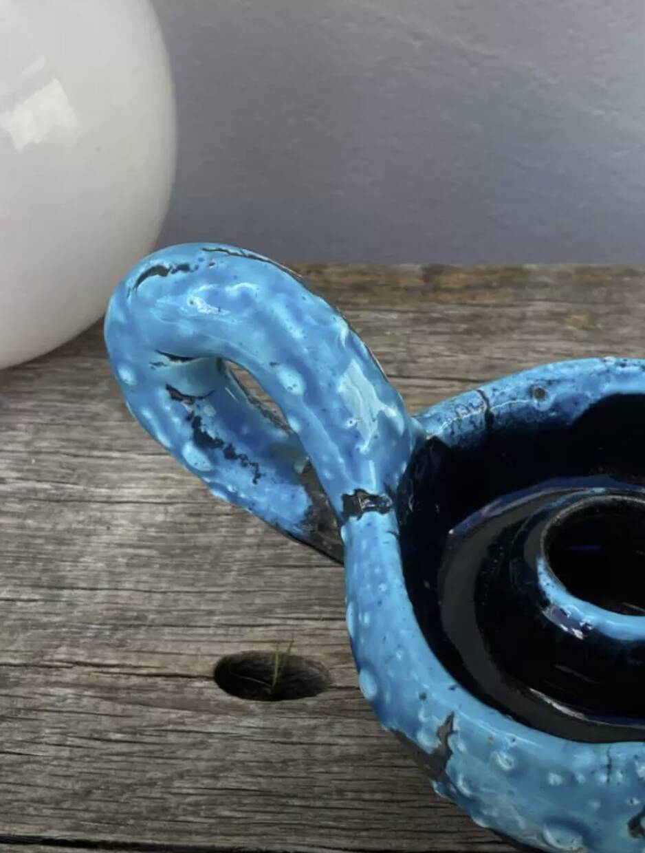 Fat Lava 70 ceramic candle holder