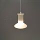 Lampe en verre opale à double couche, produite à Holmegaard Glassworks pour Lyskaer Lighting, Danemark, années 70