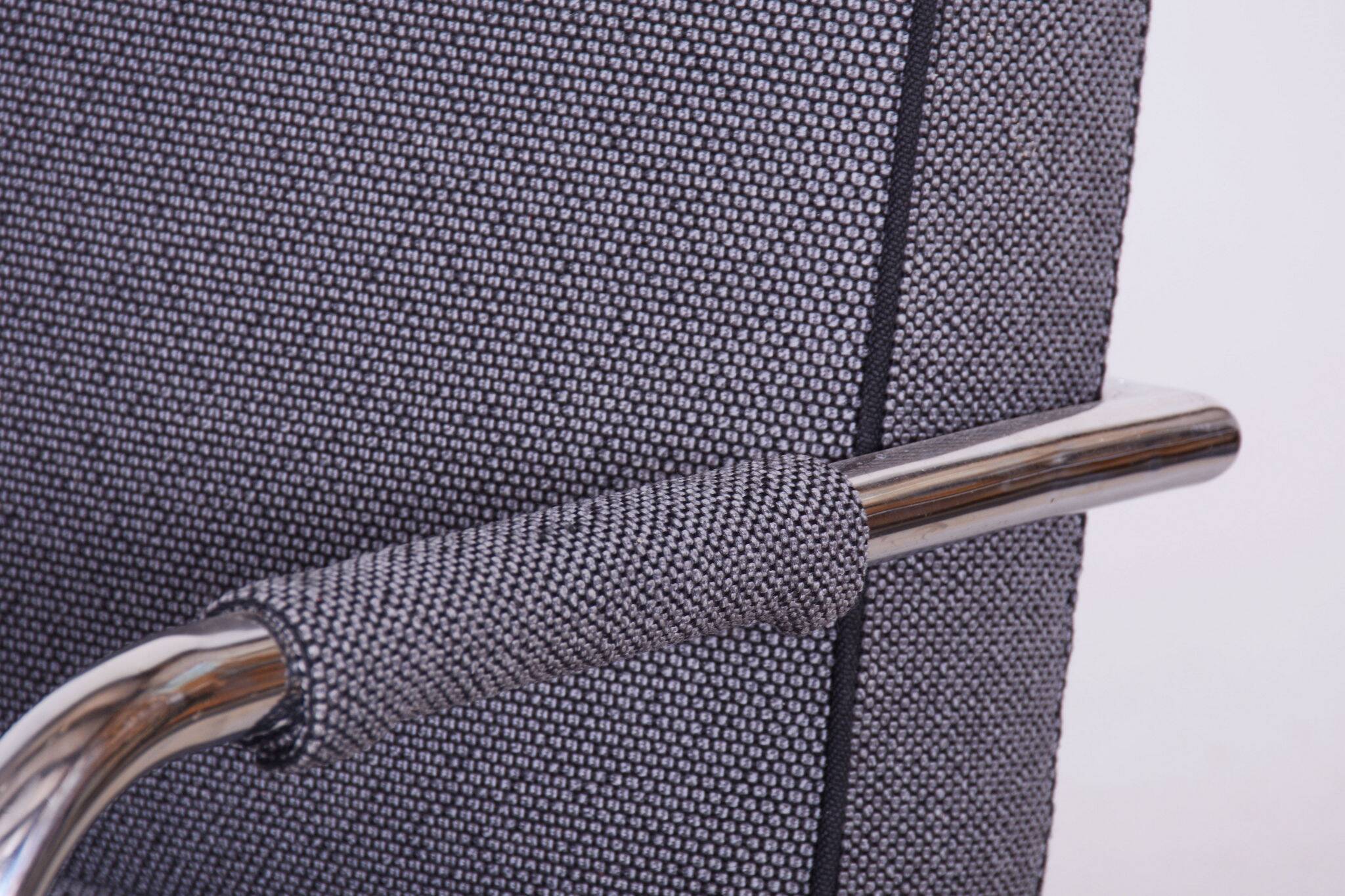 Restored Bauhaus Armchair, by Karel Josef Říha, New Upholstery, Czech, 1930s