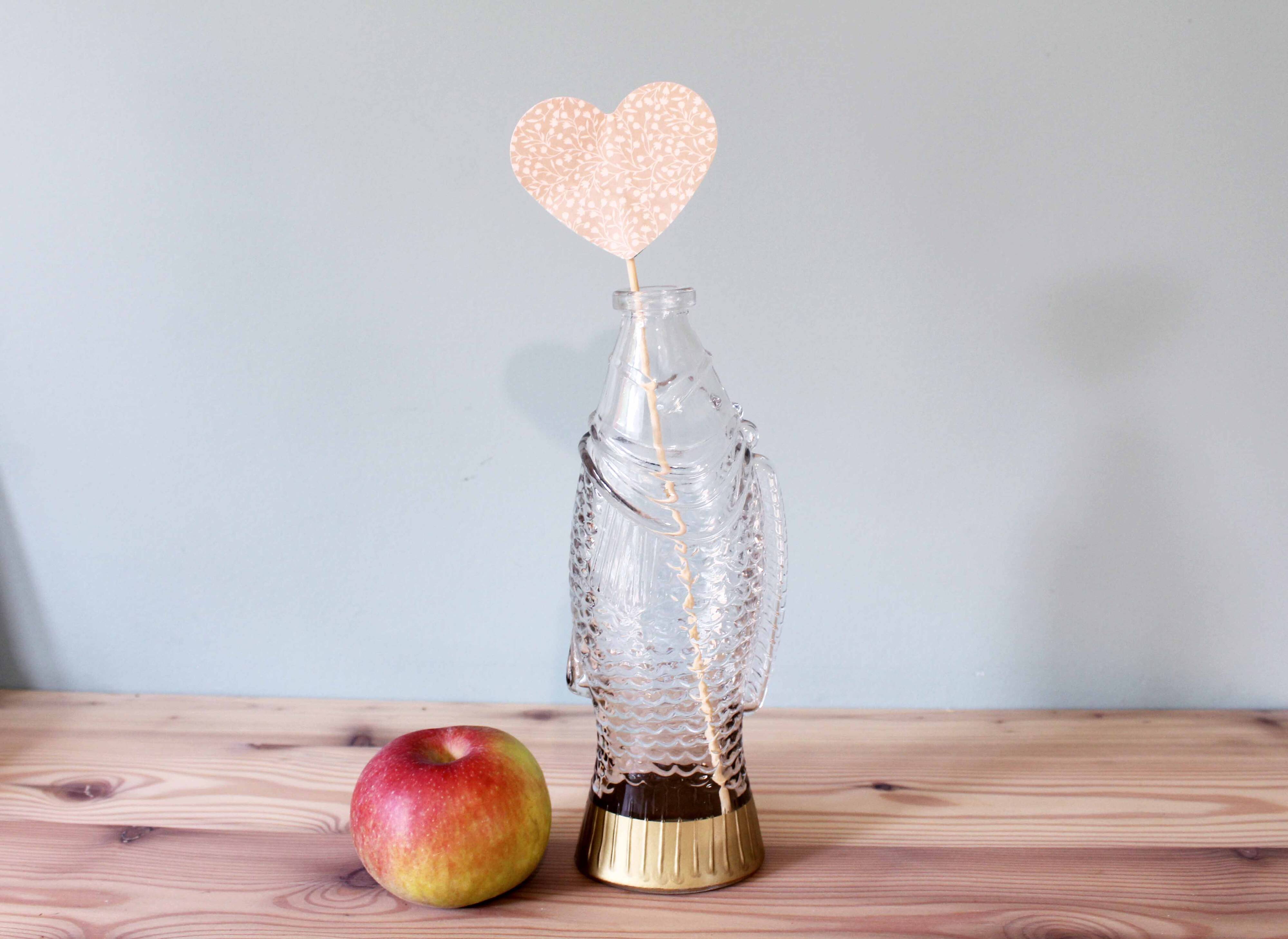 Vintage fish-shaped bottle
